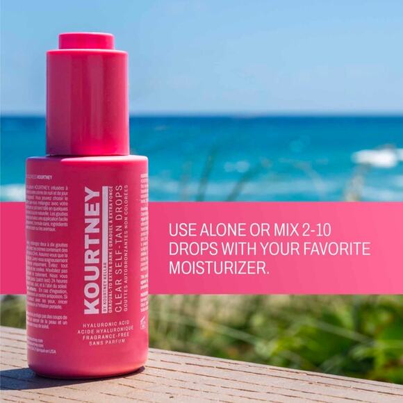 Kourtney Kellar Full Self-Tanning System, Mousse, Lotion, Face Drops Tanning Mit - Picture 5 of 8